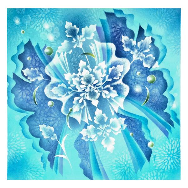 妖精の花バタフライのアート