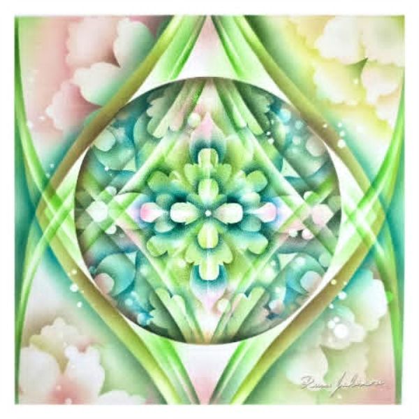 窓花透花コラボアート