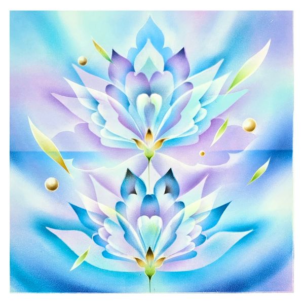 透花コラボ彩花のアート