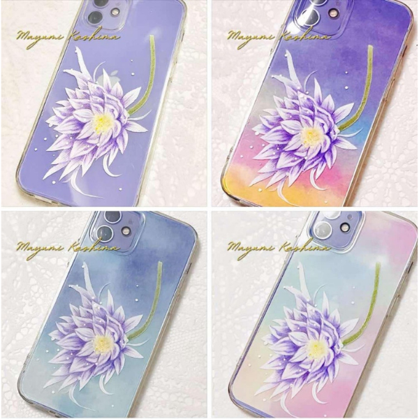 スマホカバーにアレンジ